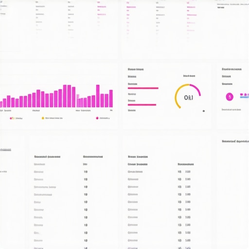 A digital dashboard showcasing real-time signals and sensor data used in local SEO.