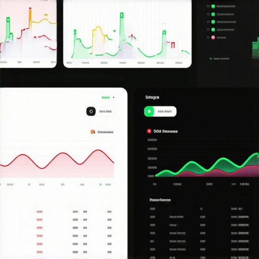 A graph and dashboard showing live local business transaction signals and engagement metrics.