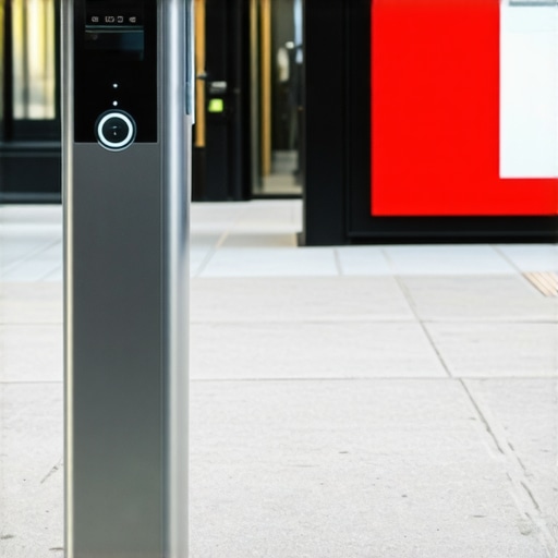 Devices collecting real-time foot traffic signals near a storefront