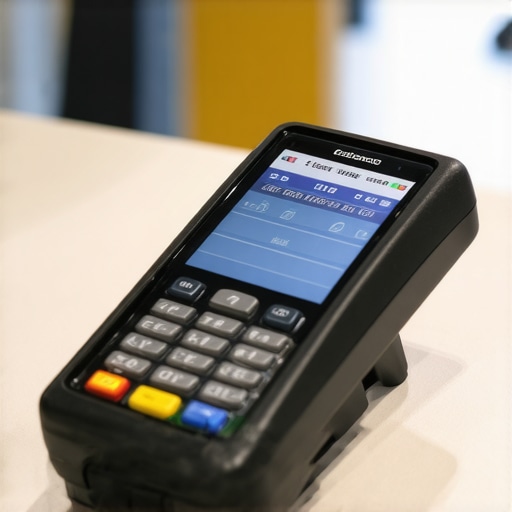 GPS device and payment terminal demonstrating local signals